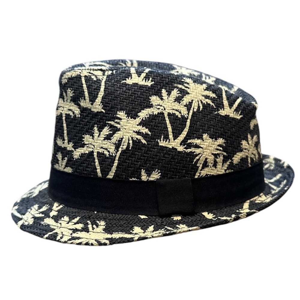 Children Blue Palm Tree Fedora Hat